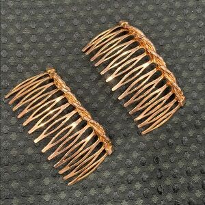 Gold Hair Combs